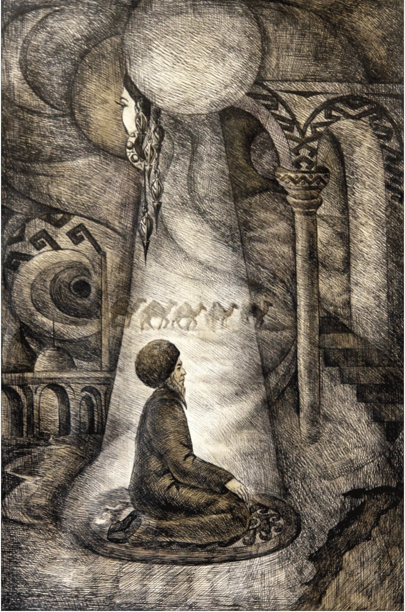 Öwezmämmedowa Ogulgerek. Meňli hanym. 2014